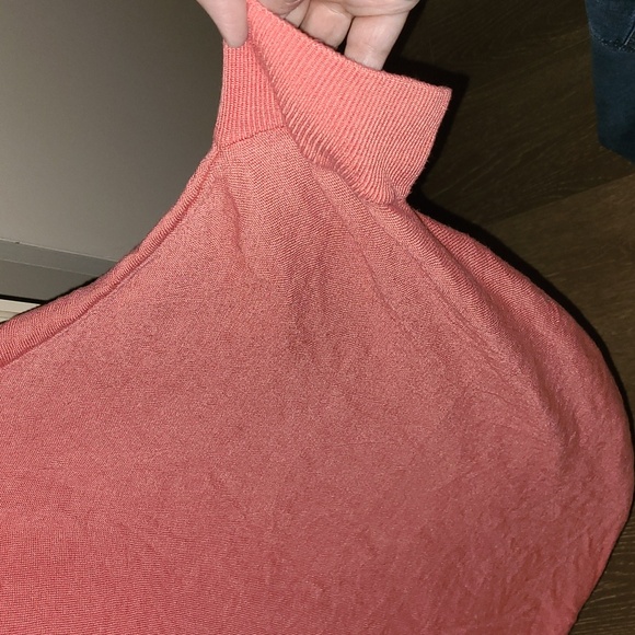 Melissa McCarthy Melon Coloured Batwing Style Cardigan - Picture 3 of 3